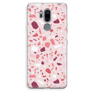 CaseCompany Terrazzo N°15: LG G7 Thinq Transparant Hoesje