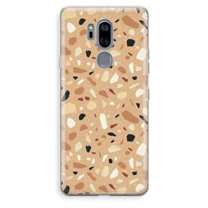 CaseCompany Terrazzo N°17: LG G7 Thinq Transparant Hoesje