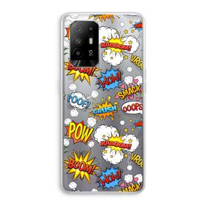 CaseCompany Pow Smack: Oppo A94 5G Transparant Hoesje