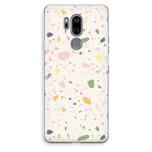 CaseCompany Terrazzo N°21: LG G7 Thinq Transparant Hoesje