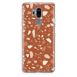 CaseCompany Terrazzo N°22: LG G7 Thinq Transparant Hoesje