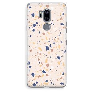 CaseCompany Terrazzo N°23: LG G7 Thinq Transparant Hoesje