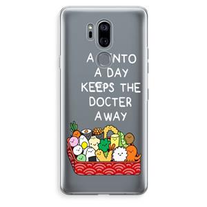 CaseCompany Bento a day: LG G7 Thinq Transparant Hoesje