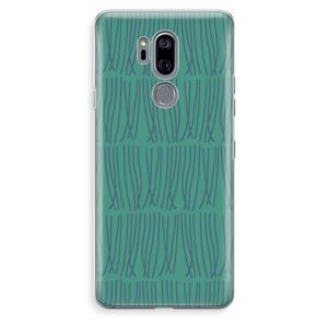 CaseCompany Swirls: LG G7 Thinq Transparant Hoesje