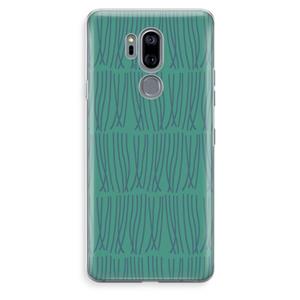 CaseCompany Swirls: LG G7 Thinq Transparant Hoesje