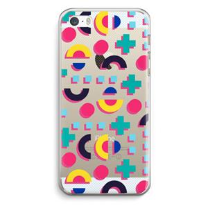 CaseCompany 8-bit N°2: iPhone 5 / 5S / SE Transparant Hoesje
