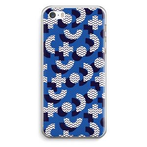 CaseCompany 8-bit N°5: iPhone 5 / 5S / SE Transparant Hoesje