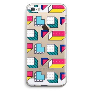 CaseCompany 8-bit N°7: iPhone 5 / 5S / SE Transparant Hoesje