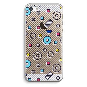 CaseCompany 8-bit N°9: iPhone 5 / 5S / SE Transparant Hoesje