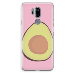 CaseCompany Avocado: LG G7 Thinq Transparant Hoesje