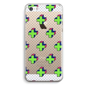 CaseCompany 8-bit N°10: iPhone 5 / 5S / SE Transparant Hoesje