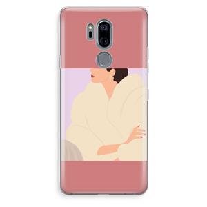 CaseCompany Cosy: LG G7 Thinq Transparant Hoesje