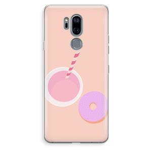 CaseCompany Donut: LG G7 Thinq Transparant Hoesje