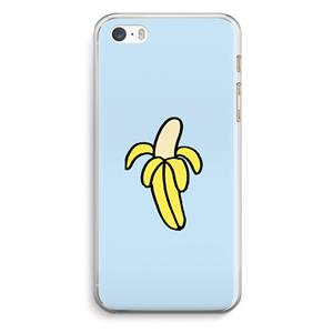 CaseCompany Banana: iPhone 5 / 5S / SE Transparant Hoesje