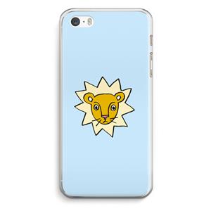 CaseCompany Kleine leeuw: iPhone 5 / 5S / SE Transparant Hoesje