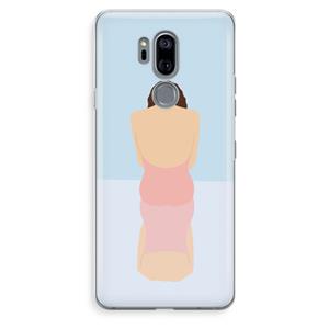 CaseCompany Mirror: LG G7 Thinq Transparant Hoesje