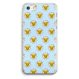 CaseCompany Leeuwenkoppen: iPhone 5 / 5S / SE Transparant Hoesje