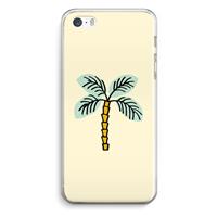 CaseCompany Palmboom: iPhone 5 / 5S / SE Transparant Hoesje