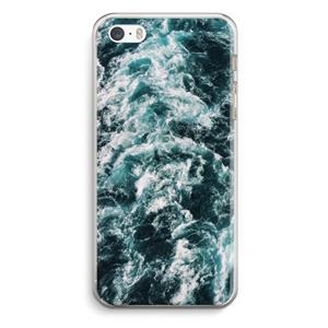 CaseCompany Zee golf: iPhone 5 / 5S / SE Transparant Hoesje