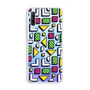 CaseCompany 8-bit N°4: Huawei P Smart Pro Transparant Hoesje