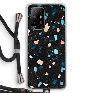 CaseCompany Terrazzo N°11: Oppo A94 5G Transparant Hoesje met koord
