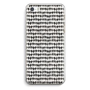 CaseCompany Crazy shapes: iPhone 5 / 5S / SE Transparant Hoesje