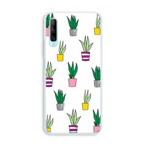 CaseCompany Sanseveria: Huawei P Smart Pro Transparant Hoesje