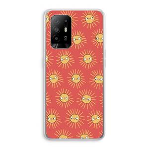 CaseCompany Zon: Oppo A94 5G Transparant Hoesje