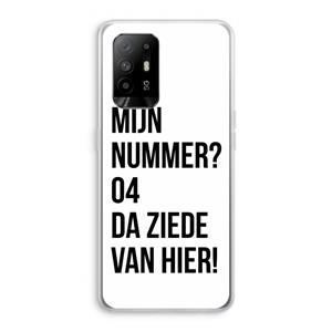 CaseCompany Da ziede van hier: Oppo A94 5G Transparant Hoesje