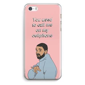 CaseCompany Hotline bling: iPhone 5 / 5S / SE Transparant Hoesje