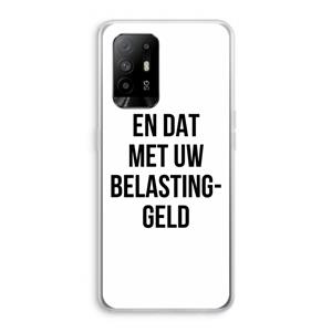 CaseCompany Belastinggeld: Oppo A94 5G Transparant Hoesje