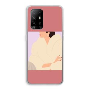 CaseCompany Cosy: Oppo A94 5G Transparant Hoesje