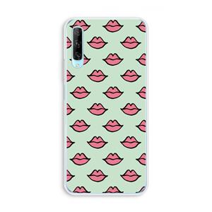 CaseCompany Lipjes: Huawei P Smart Pro Transparant Hoesje
