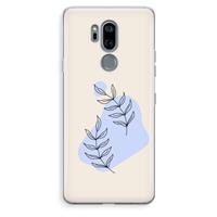 CaseCompany Leaf me if you can: LG G7 Thinq Transparant Hoesje