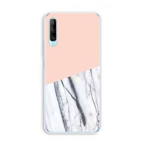 CaseCompany A touch of peach: Huawei P Smart Pro Transparant Hoesje
