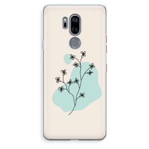 CaseCompany Love your petals: LG G7 Thinq Transparant Hoesje