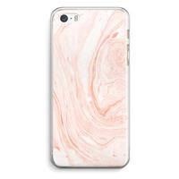 CaseCompany Peach bath: iPhone 5 / 5S / SE Transparant Hoesje
