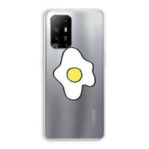 CaseCompany Spiegelei: Oppo A94 5G Transparant Hoesje