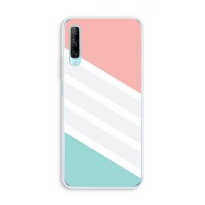 CaseCompany Strepen pastel: Huawei P Smart Pro Transparant Hoesje