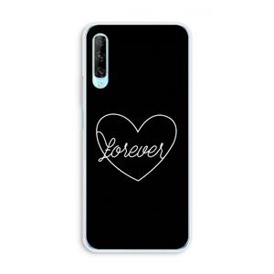 CaseCompany Forever heart black: Huawei P Smart Pro Transparant Hoesje