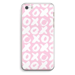 CaseCompany XOXO: iPhone 5 / 5S / SE Transparant Hoesje