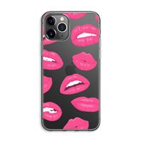 CaseCompany Bite my lip: iPhone 11 Pro Max Transparant Hoesje