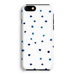 CaseCompany Blauwe stippen: iPhone 7 Tough Case