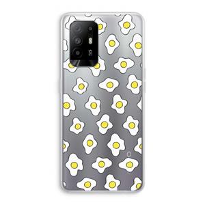 CaseCompany Spiegeleitjes: Oppo A94 5G Transparant Hoesje