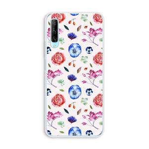 CaseCompany Bloemetjes: Huawei P Smart Pro Transparant Hoesje