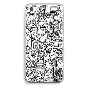 CaseCompany Vexx City #2: iPhone 5 / 5S / SE Transparant Hoesje