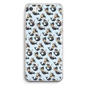 CaseCompany Zeemeermin: iPhone 5 / 5S / SE Transparant Hoesje