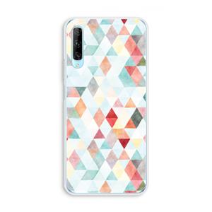 CaseCompany Gekleurde driehoekjes pastel: Huawei P Smart Pro Transparant Hoesje