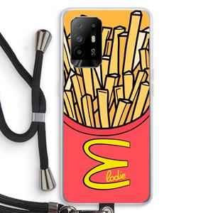 CaseCompany McElodie: Oppo A94 5G Transparant Hoesje met koord