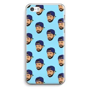 CaseCompany Drake Away: iPhone 5 / 5S / SE Transparant Hoesje